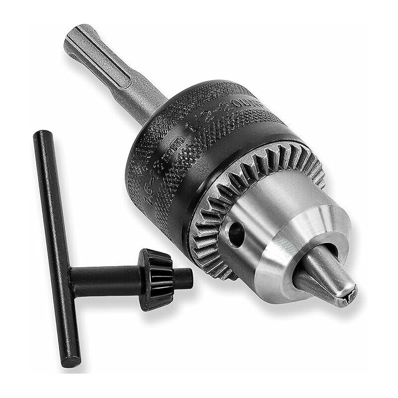 Start - Mandrin Perceuse 1,5-13 mm 1/2-20 unf avec adaptateur sds plus et clé de Serrage.Gu.B/bon