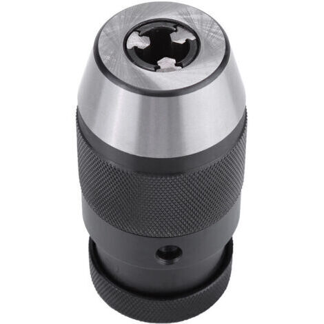 Mandrin Perceuse, 1pcs MT2-B16 1-16mm 1/2&quotMandrin Sans Clé B16 en Acier à Serrage Automatique Mandrin Perceuse A Colonne pour Perceuse éLectrique de Tour