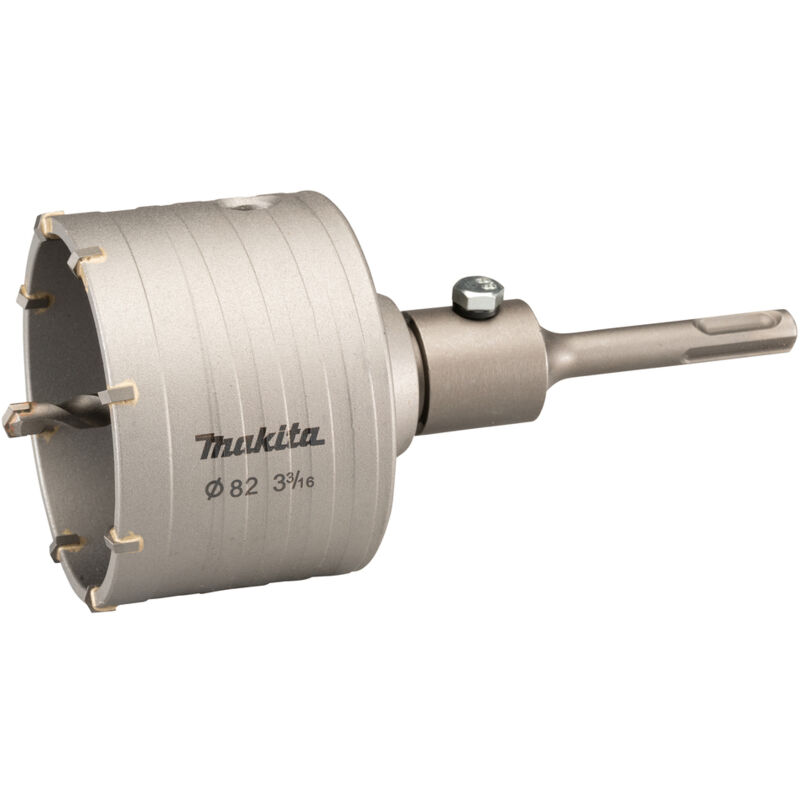 Scie cloche avec mèche d'alignement. Bit Makita D 74027 82 mm SDS plus - vue 2