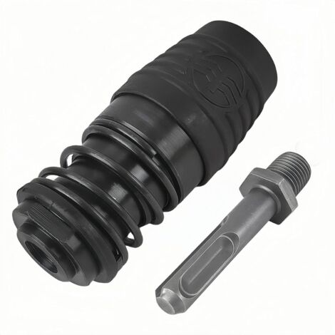 Mandrin SDS Max à SDS Plus – Adaptateur pour forets SDS – Changement rapide – Métal haute qualité pour béton armé et maçonnerie