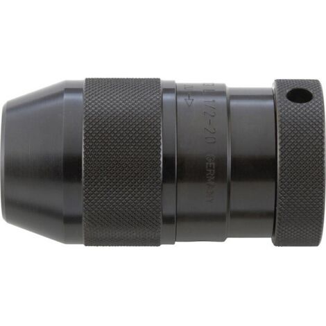 Mandrin standard à serrage rapide, modèle léger, Capacité de serrage : 3,0-16,0 mm, Fixation B16, Ø extérieur 46,0 mm, Modèle : raccourci de 2,5 mm