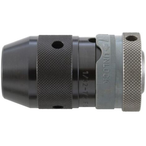 Mandrin standard à serrage rapide, résistant au perçage à percussion, Capacité de serrage : 1,0-13,0 mm, Fixation 1/2''x 20, Ø extérieur 42,8 mm