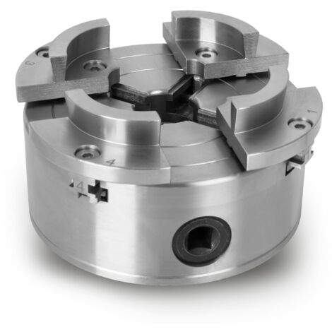 Mandrino 4 griffe Ø125mm autocentrante filetto M33x3,5 tornio – EBERTH