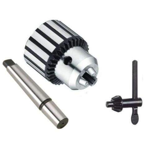Mandrino a cremagliera / Tornio / Trapano a colonna 5-20mm attacco B22 + adattatore MT2-B22