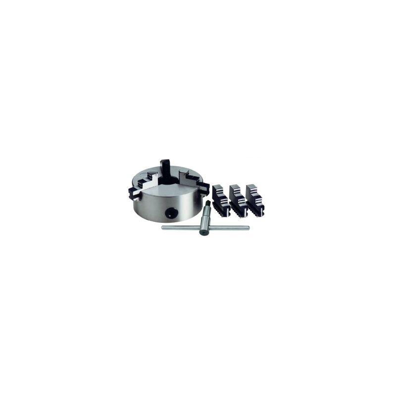 Grecoshop - Mandrino autocentrante per tornio 3+3 griffe 125mm