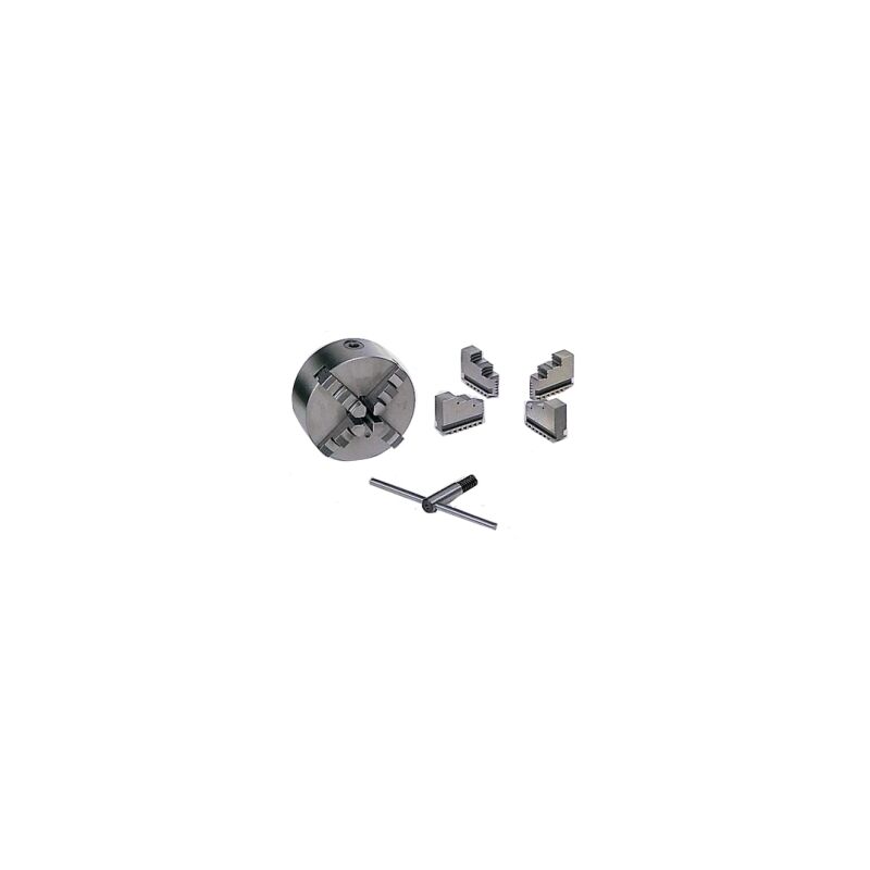 Grecoshop - Mandrino autocentrante per tornio 4+4 griffe 125mm