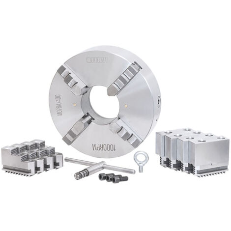Mandrino autocentrante per tornio FERVI M076A/400 di precisione - 4+4+4 griffe - Ø 400 mm - ghisa