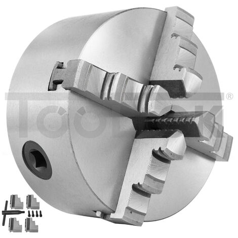 MANDRINO AUTOCENTRANTE TORNIO GRIFFE 4+4Ø80mm GANASCE PRECISIONE