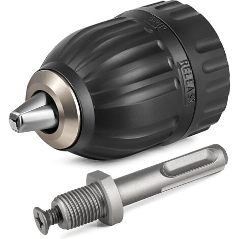 Mandrino autoserrante da 1,5-13 mm, 1/2-20UNF con adattatore SDS-Plus. Compatibile con punte Bosch, Metabo, Makita, ecc.