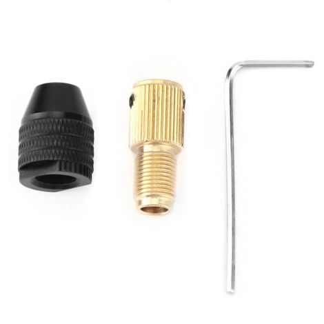 Mandrino autoserrante miniaturizzato Eosnow, accessori per mini trapano elettrico, 0,3-3,4 mm (5 mm)