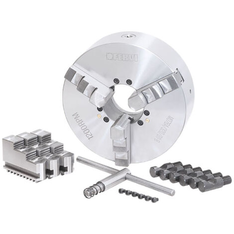 Mandrino tornio autocentrante FERVI M078A/320/D1-8 - 3+3 griffe - Ø 320 mm - CAMLOCK D1-8 - ghisa