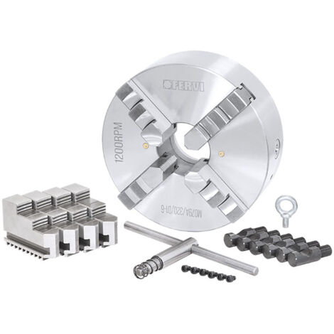 Mandrino tornio autocentrante FERVI M079A/320/D1-6 - 4+4 griffe - Ø 320 mm - CAMLOCK D1-6 - ghisa