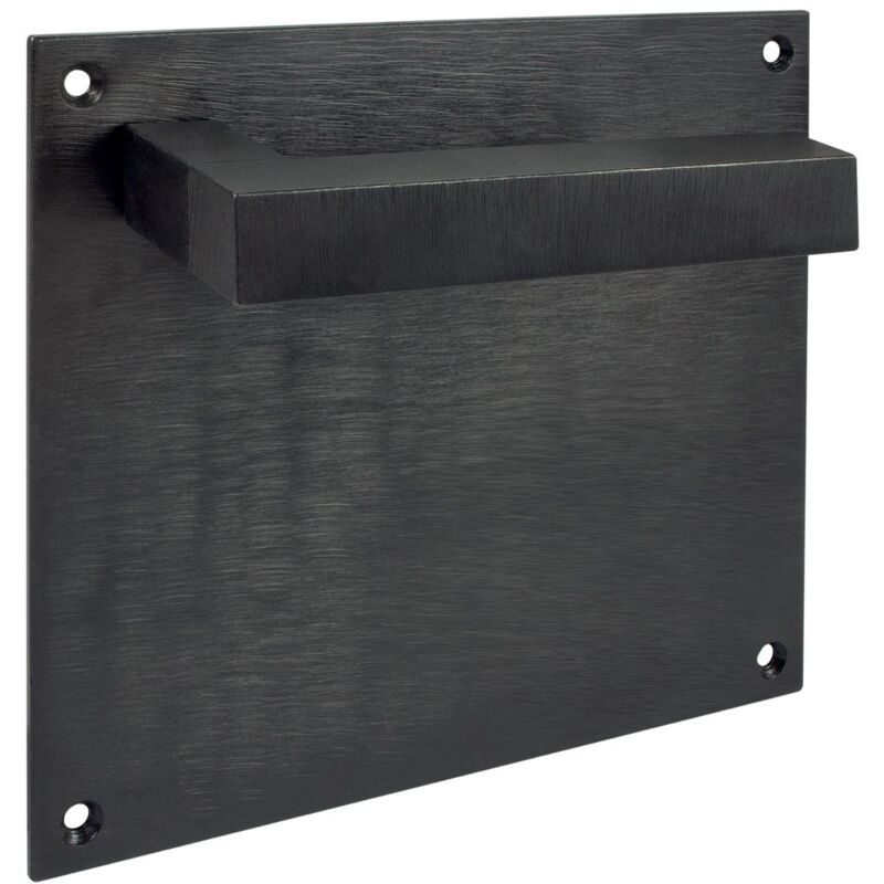 

Maneta Con Placa 150X170 Modelo Irontech Negro Indust rial - Negro Industrial