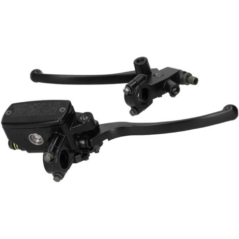 Maneta hidráulica CNC de 22 mm para motocicletas - Kit doble (freno y embrague) en aluminio negro