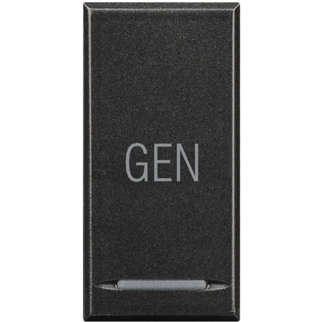 Manette Axolute MyHOME BUS symbole GEN 1 module anthracite BTICINO HS4915AC