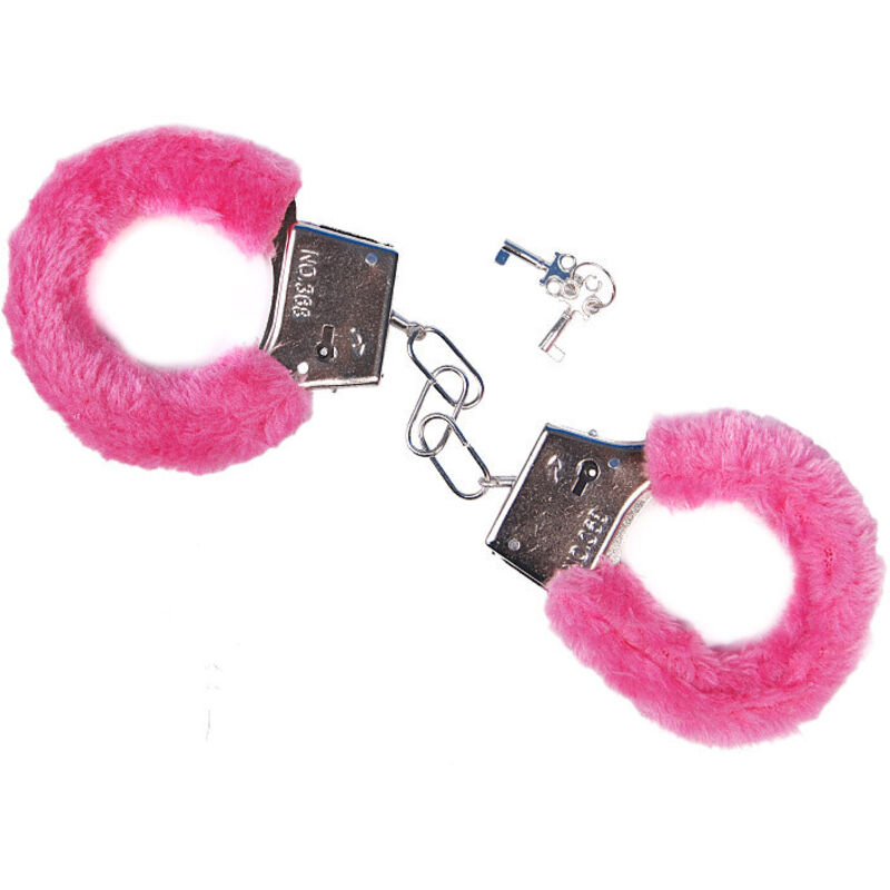 Image of Manette con pelliccia, rosa (1 scatola / 40 confezioni)