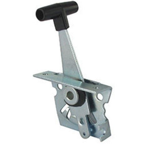 Manette d'accélération universelle métallique pour câble rigide.