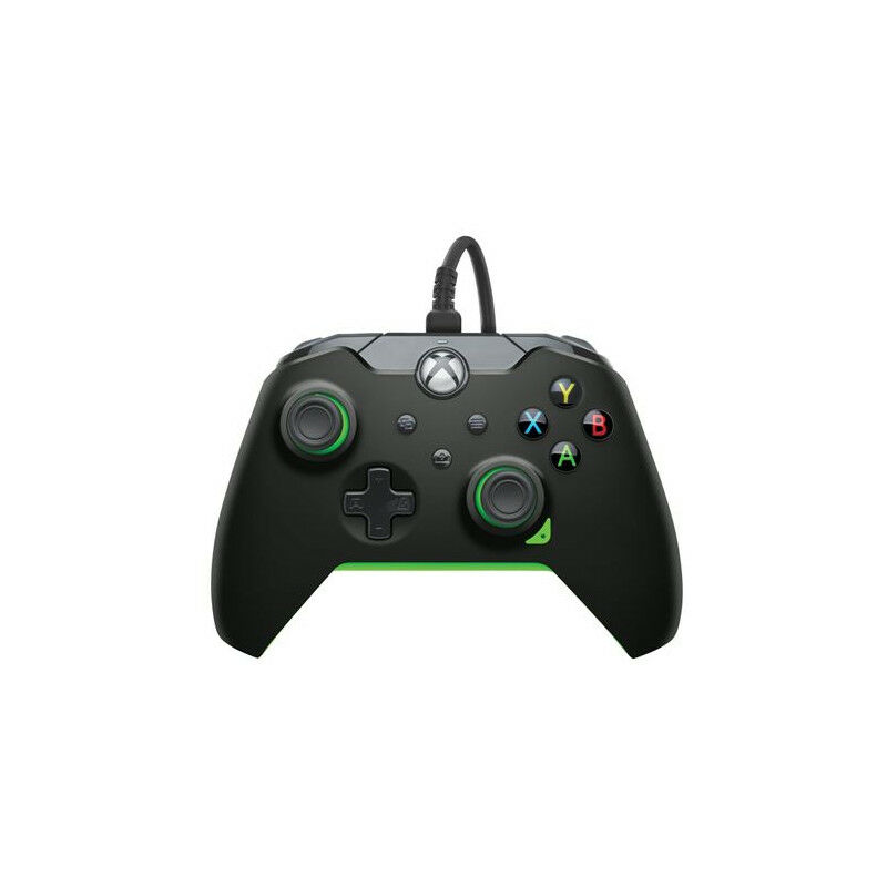 Manette filaire PDP pour Xbox et pc Noir fluo - Noir