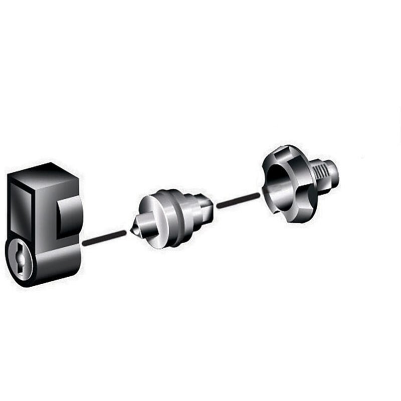 Schneider Electric Nsythl1242eplm Poignée Extérieure Avec Print Et Clé 1242e