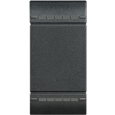 Manette Livinglight MyHOME BUS neutre type bascule 1 module anthracite BTICINO L4911N