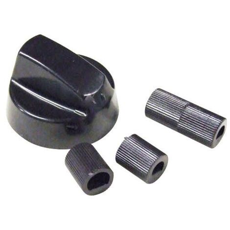 Manette noire universelle pour four 6064783 – Compatible modèle T493 SCHOLTES – Pièce détachée pour table de cuisson