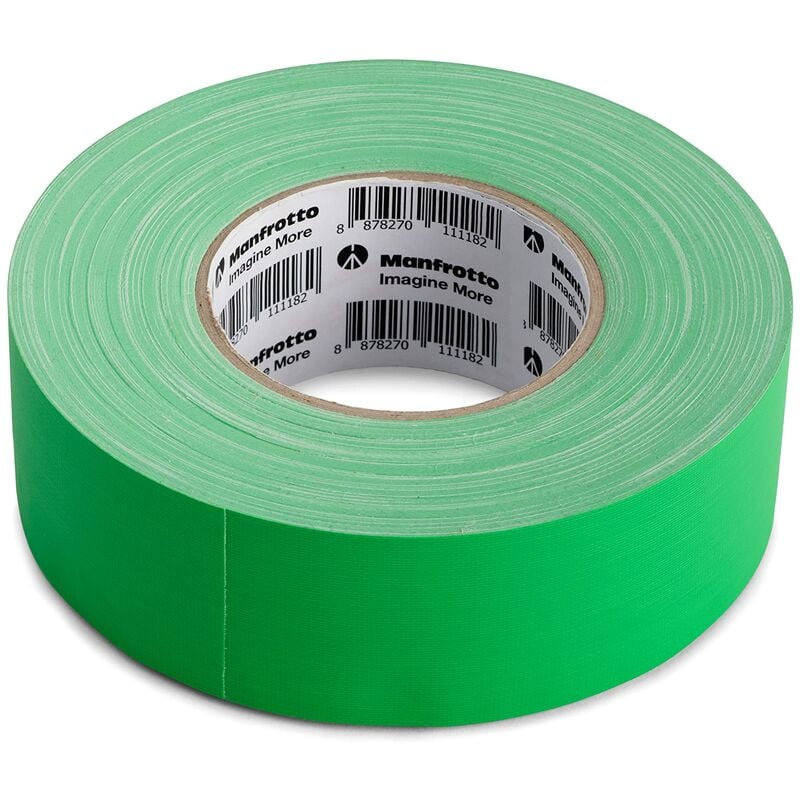 Image of Nastro Gaffer 50 mm x 50 m Chroma Key Verde, Nastro di Prima Qualità per Green Screen, Tenuta Extra Forte, Utilizzo con Tecnica Keying, Nastro