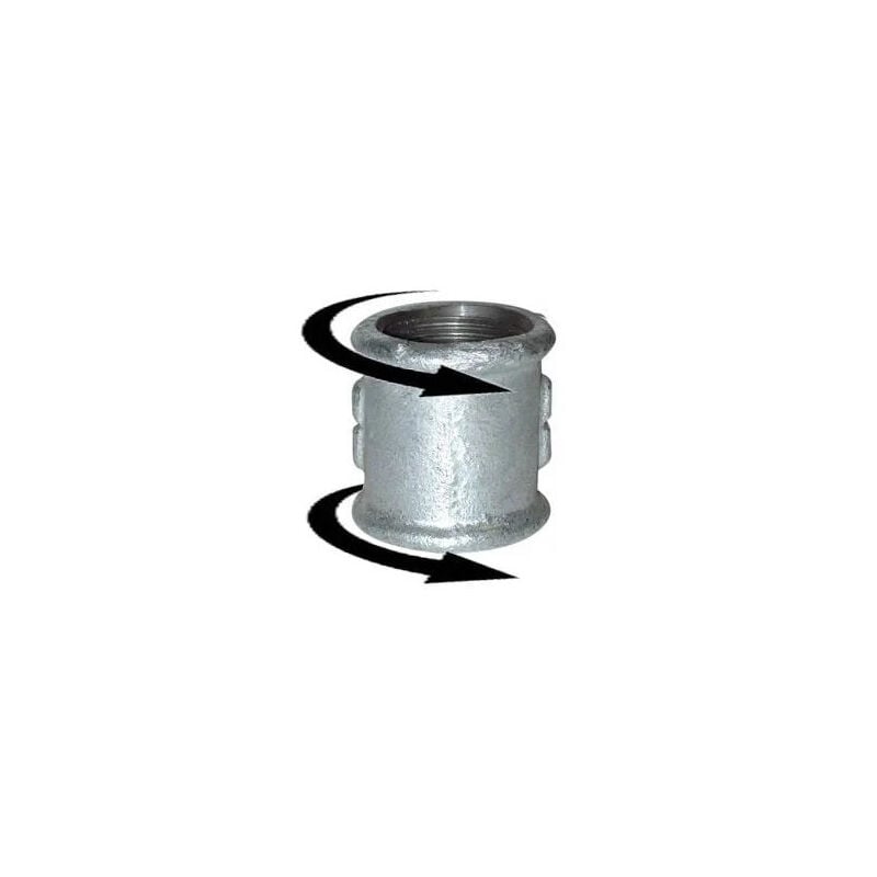 

Codital - Manguito 15x21, recto, galvanizado