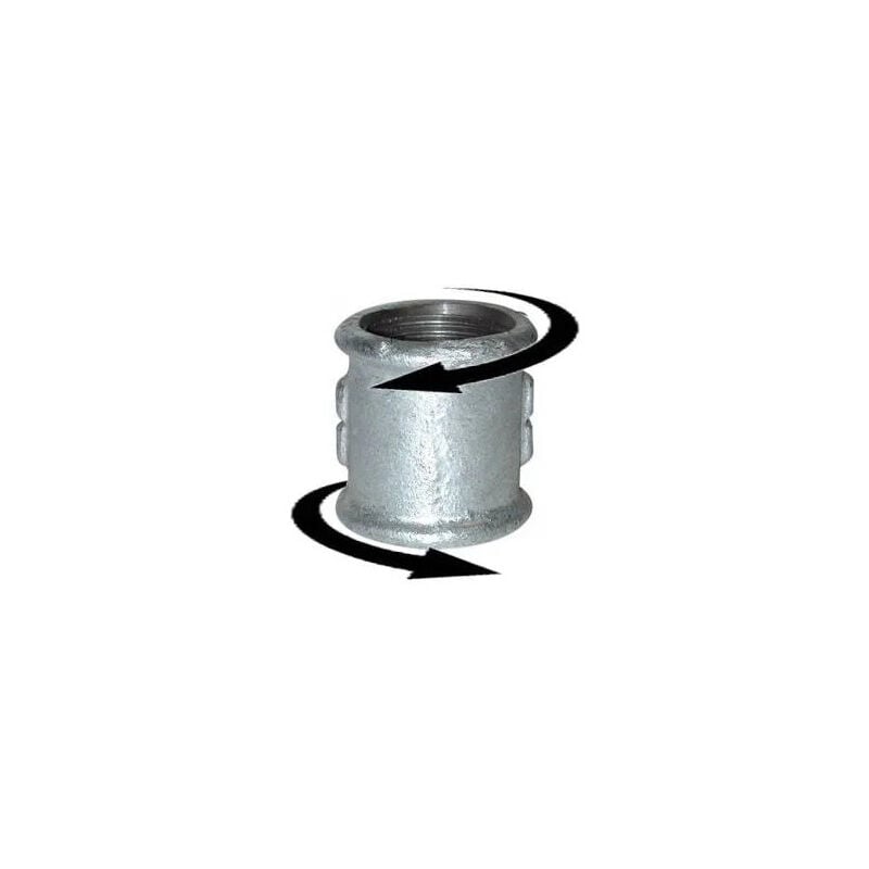 

Codital - Manguito 26x34, derecho izquierdo galvanizado