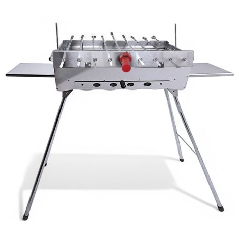 ✅ grillkorb schwarzer Stahlgrill 49 x 28 cm 