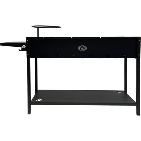 GRILLPETER Mangal Set Batyr XL Schaschlikgrill 100cm mit Grillrost Kasan 8L