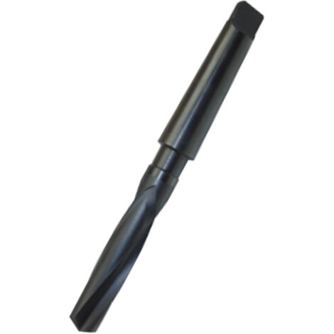 Manganhartstahlbohrer HSS-Co8 rechts gefräst schwarz 13,5 mm MK2
