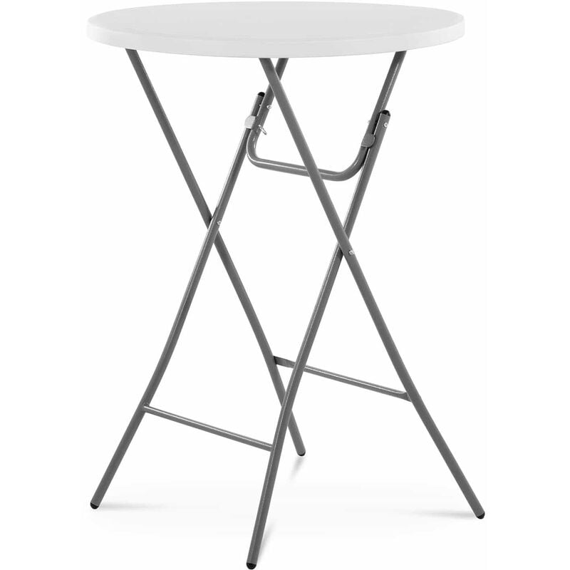 Helloshop26 - Mange-debout pliant 110 cm table de bistrot ronde pliante pliable (plateau : ø 80 cm, hauteur : 110 cm, capacité de charge : 100 kg,