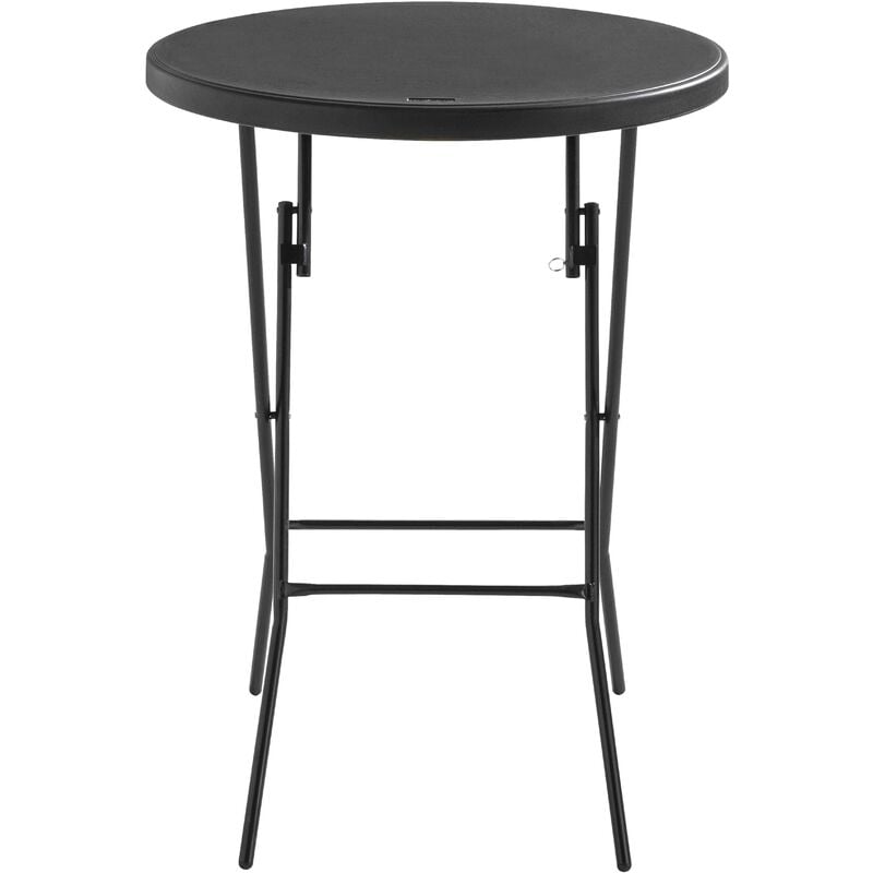 Mange-debout pliant noir 110x80 cm