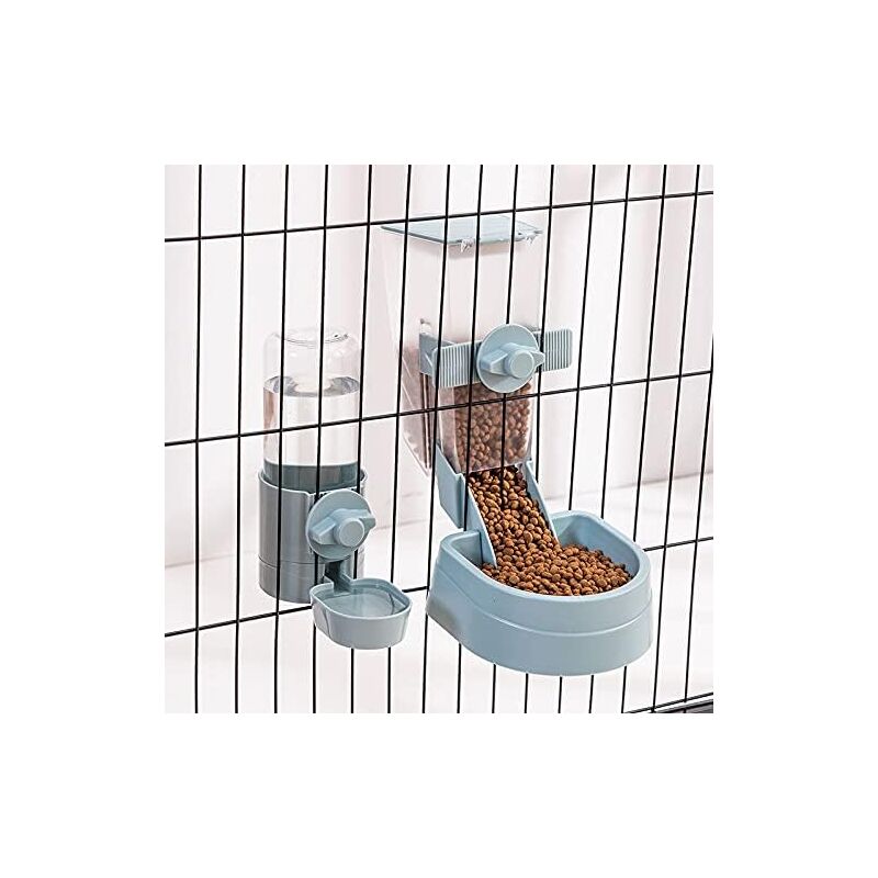 Mangeoire à Eau pour Lapin, Distributeur d'eau Suspendu pour Cage pour Animaux de Compagnie, Bol de Bouteille d'eau Automatique Suspendu pour Petit