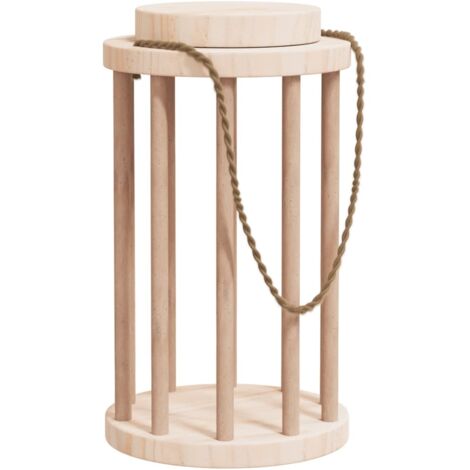 Mangeoire à foin pour lapins Ø15x25,5 cm bois massif de sapin CFW518985