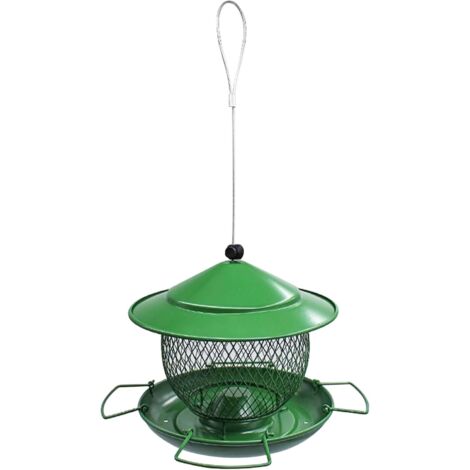 Mangeoire Oiseaux, Plateau De Mangeoire Oiseaux Suspendu Solaire Plateau Dart En Mtal De Jardin Avec 3 Tasses Mangeoire Oiseaux