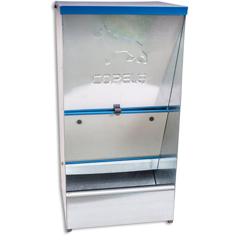 Mangeoire à trémie en tôle galvanisé 27 l Copele