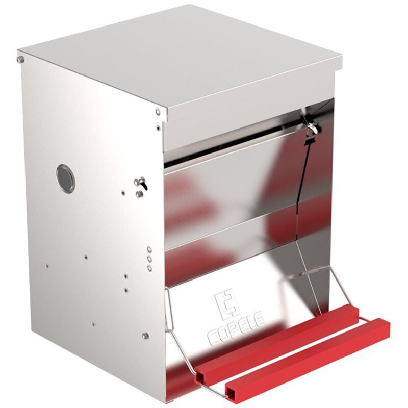 Mangeoire anti-nuisibles 12 kg pour 6 poules