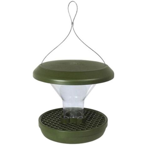 Mangeoire anti-nuisibles SMART BIRDS pour oiseaux verte SWISSINNO