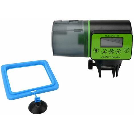 Mangeoire automatique pour aquarium Intelligent Timing Intelligent Automatic Feeder Mangeoire pour poissons d'aquarium de grande capacité