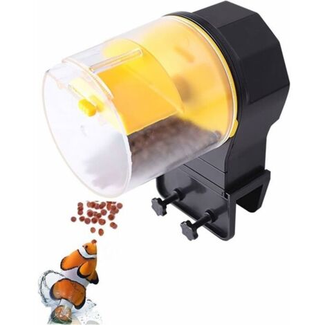 Mangeoire Automatique pour Poissons D'aquarium, Mangeoire électrique Automatique étanche à L'humidité, Distributeur Nourriture P