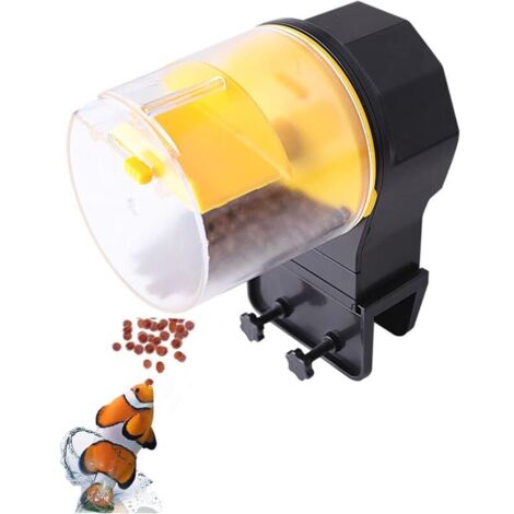 Mangeoire Automatique pour Poissons D'aquarium, Mangeoire électrique Automatique étanche à L'humidité, Distributeur Nourriture Poisson pour Les Vacances et Les Week-Ends