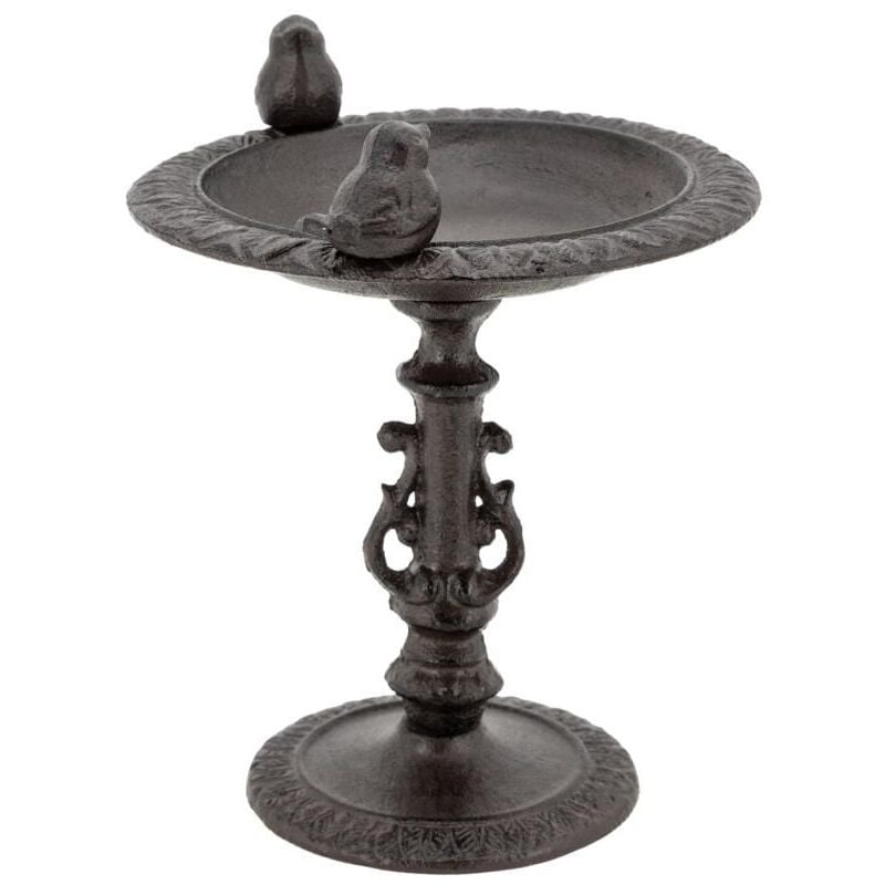 Mangeoire-Bain à oiseaux en fonte Petit modèle