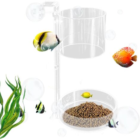 Mangeoire d'aquarium flottante et coulante - Distributeur de