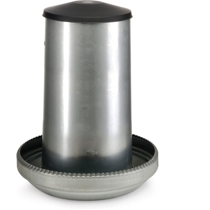 Mangeoire Galvanisé 26kg Avec Couvercle