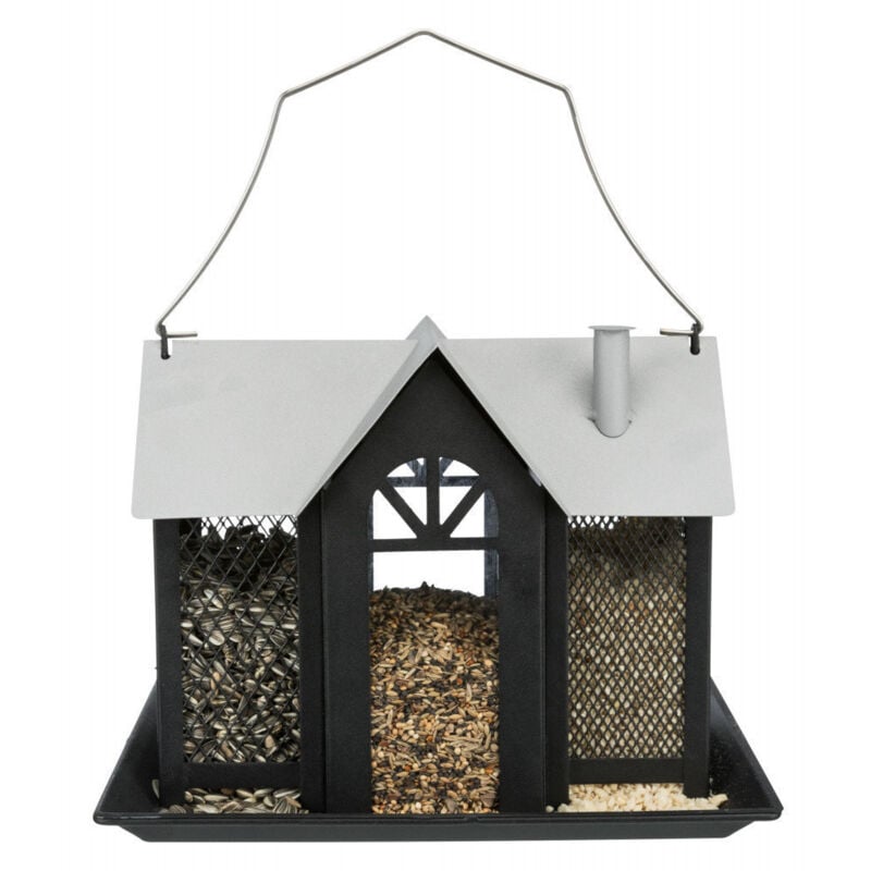 Mangeoire Villa en métal, pour graines oiseaux Trixie