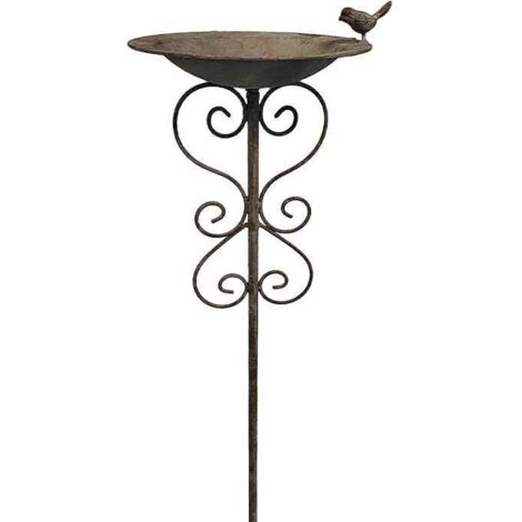 Mangeoire oiseaux à planter 28 x 26 x 132 cm