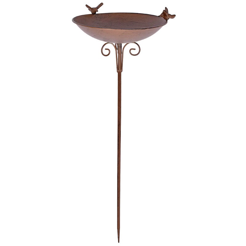 Mangeoire oiseaux acier 25x110cm