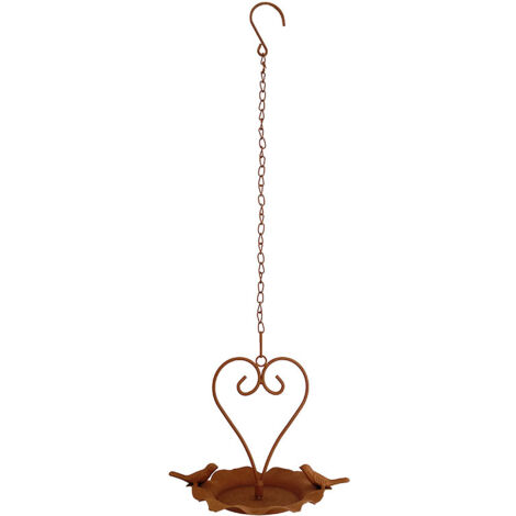 Mangeoire oiseaux suspendue Love 22 x 15 x 46 cm