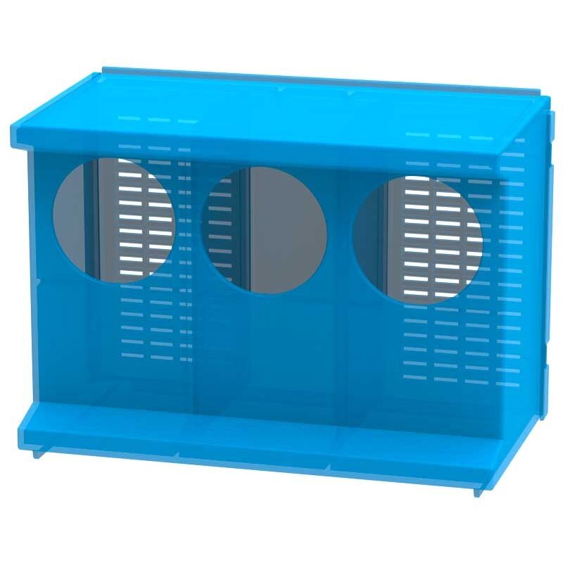 Mangeoire pigeons 3 compartiments plastique